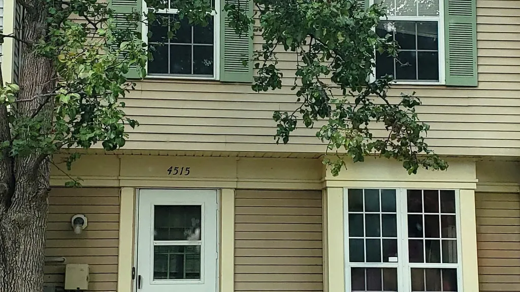 Front entrance of a KL Properties townhome in Waldorf, Maryland